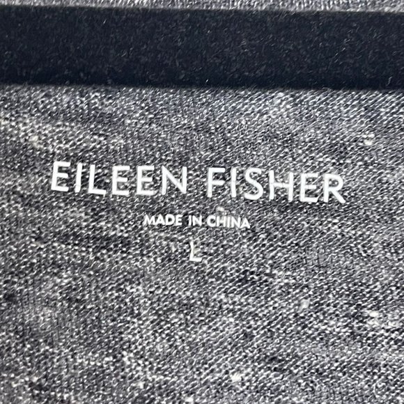 Eileen Fisher Gray Dress Size L - Picture 3 of 6